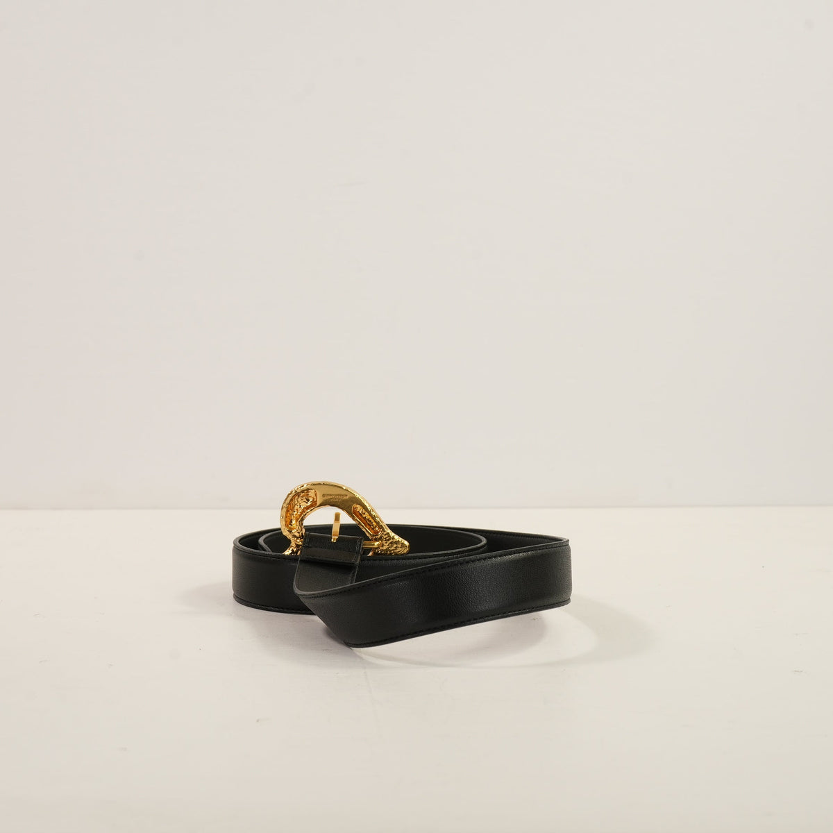 Saint Laurent Heart Buckle Belt, Full Set