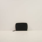 Gucci Black Microguccissima Zip Around Wallet W/Box