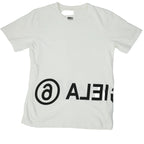 MM6 Maison Margiela Logo Graphic T-Shirt White Crew Neck Short Sleeve