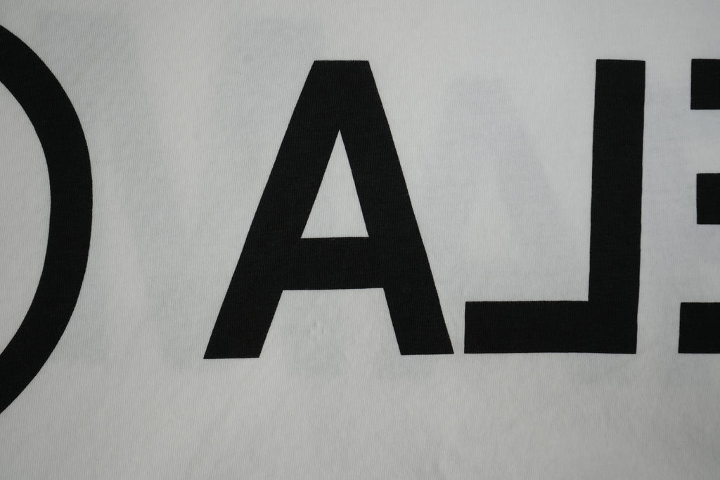 MM6 Maison Margiela Logo Graphic T-Shirt White Crew Neck Short Sleeve