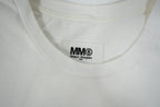 MM6 Maison Margiela Logo Graphic T-Shirt White Crew Neck Short Sleeve