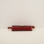 Gucci Red Interlocking G Wallet On Chain W/Box