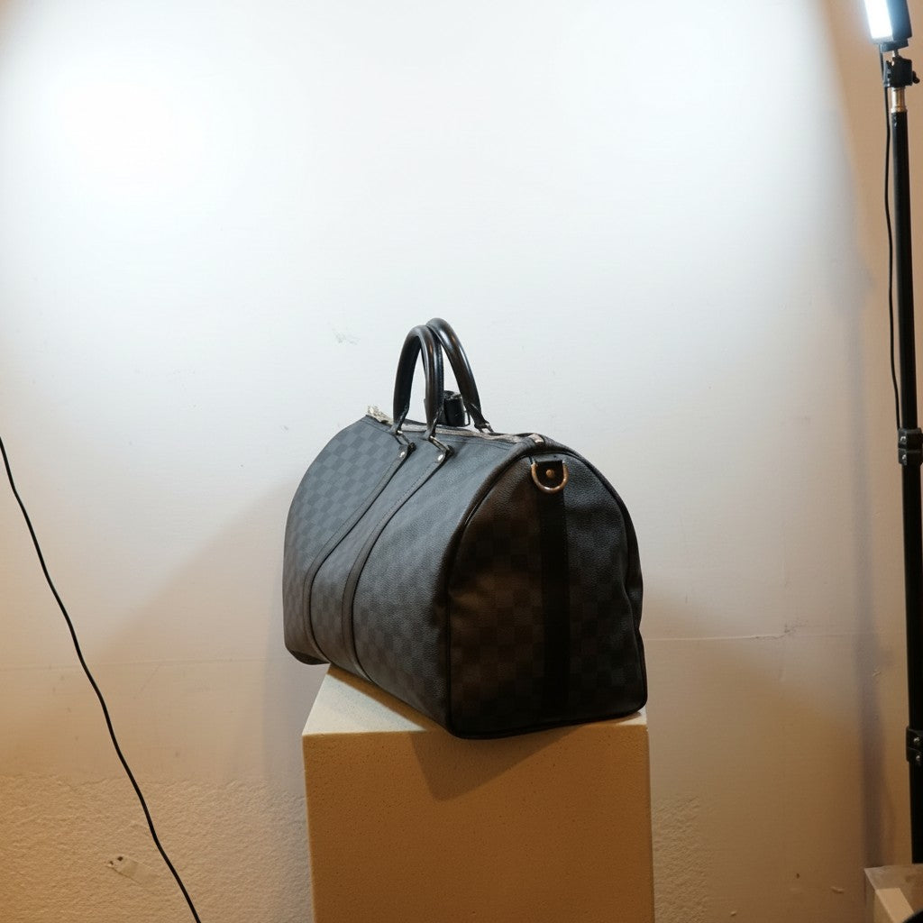 Louis Vuitton Damier Graphite Bandouliere Keepall Size 45
