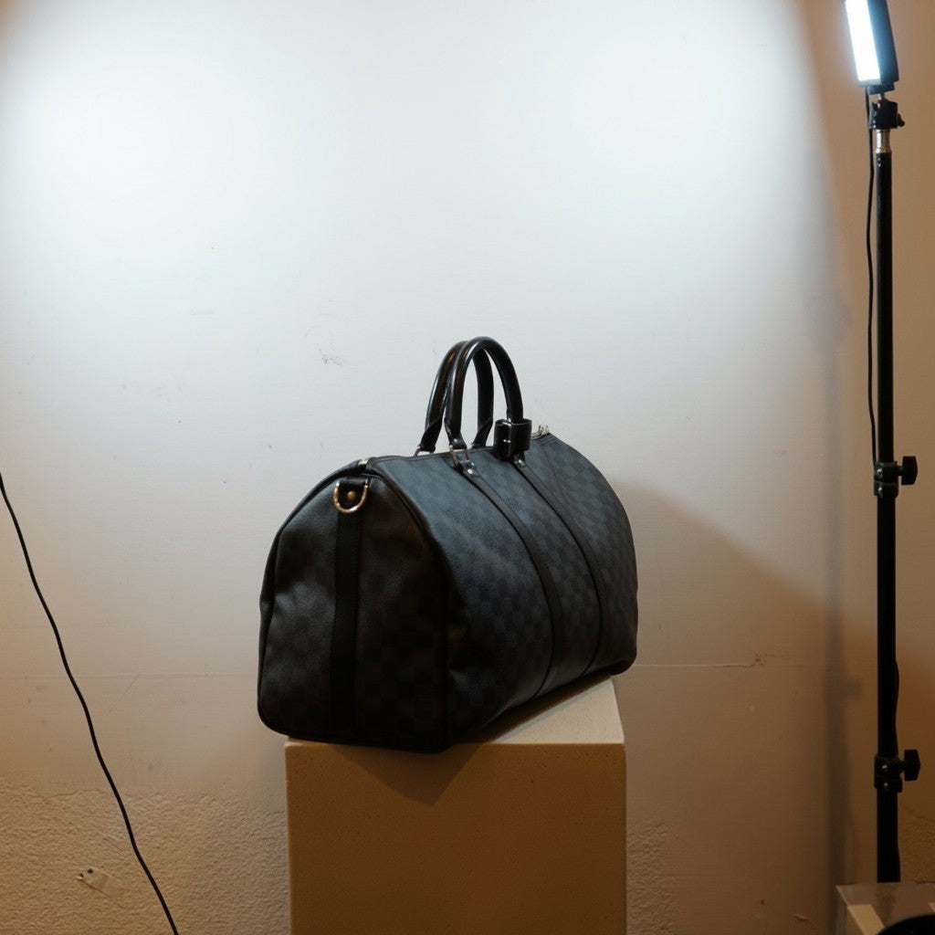 Louis Vuitton Damier Graphite Bandouliere Keepall Size 45