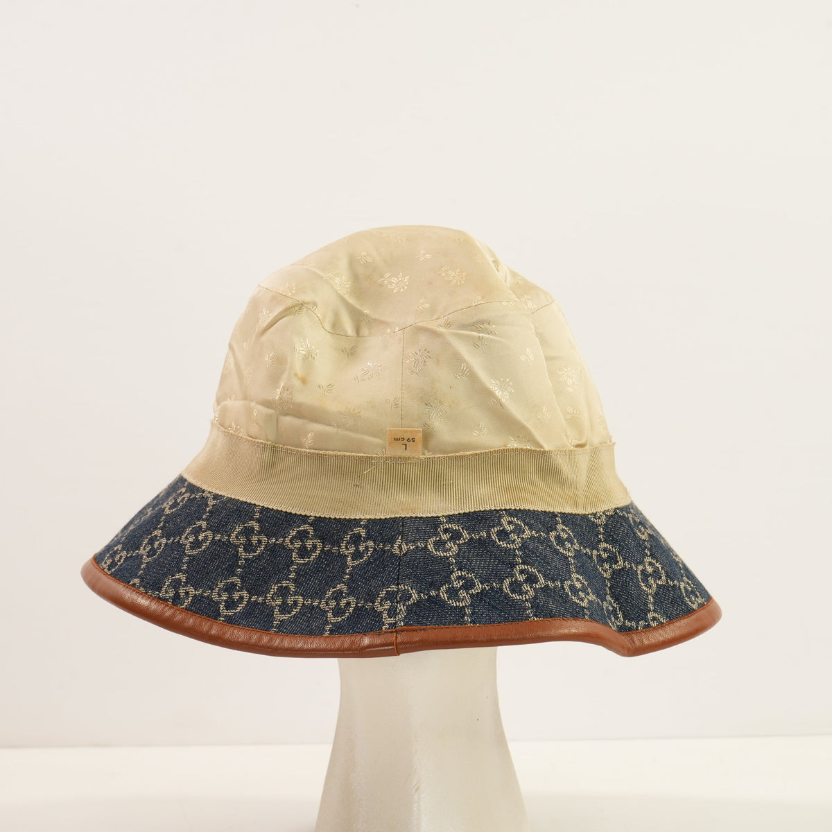 Gucci GG Denim Bucket Hat ( L, 59cm)