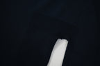 ISSEY MIYAKE Turtleneck Sweater Navy Blue Ribbed Knit Top