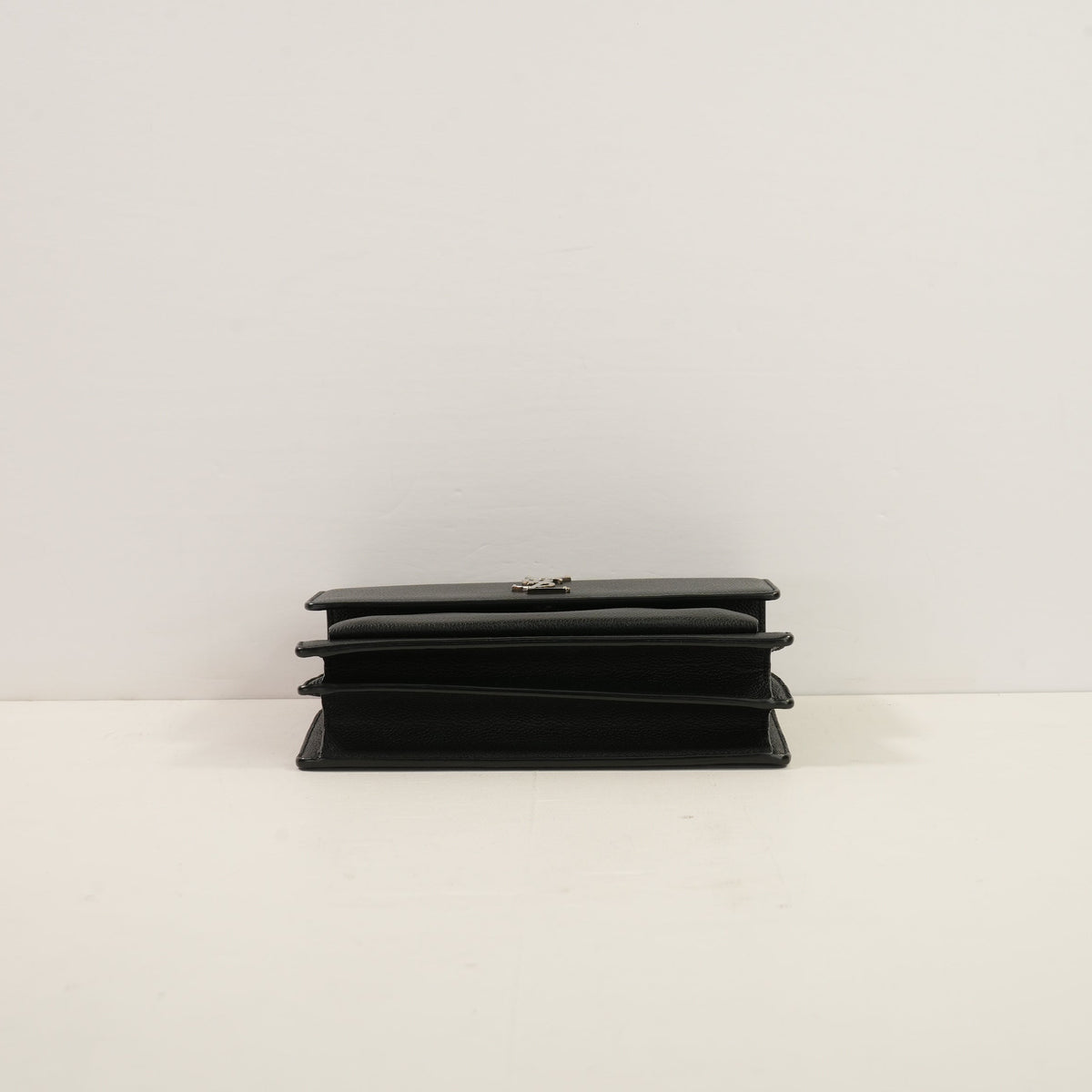 Saint Laurent Black Lambskin Medium Sunset Bag (Fullset)