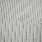 Toteme Ribbed Knit Sweater Cream Off White Short Sleeve Crew Neck Womens Size XS