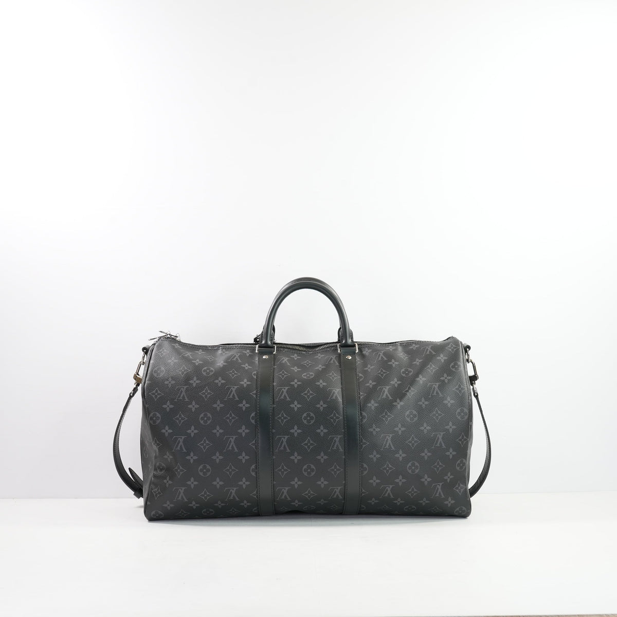 Louis Vuitton Monogram Kepall 50 Eclipse, Full Set
