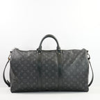 Louis Vuitton Monogram Kepall 50 Eclipse, Full Set