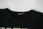 Hysteric Glamour Mini Graphic Sweatshirt Dress Black Long Pullover Tunic