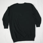 Hysteric Glamour Mini Graphic Sweatshirt Dress Black Long Pullover Tunic