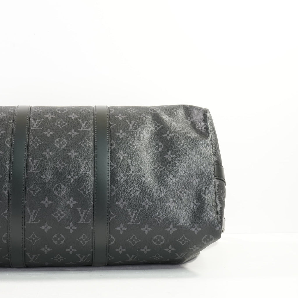 Louis Vuitton Monogram Kepall 50 Eclipse, Full Set