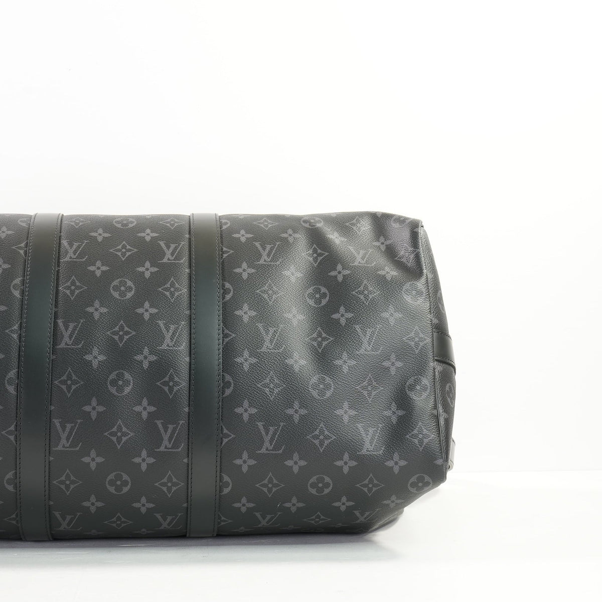 Louis Vuitton Monogram Kepall 50 Eclipse, Full Set