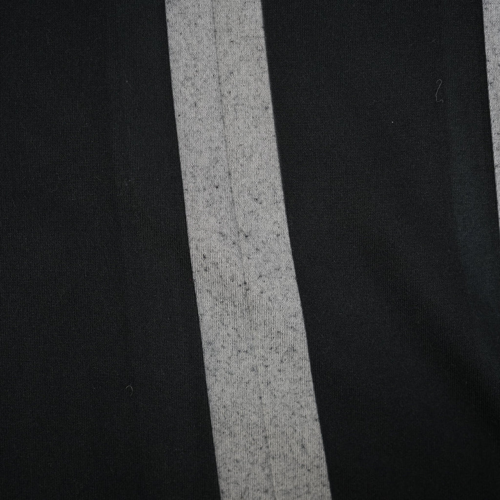 Issey Miyake Gray and Black Striped Long Sleeve Top Size 34