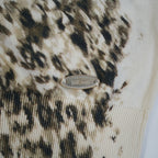 JustCavalli Animal Print V-Neck Long Sleeve Size Small