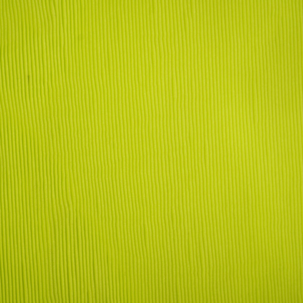 Pleats Please Issey Miyake Lime Green Sleeveless Turtleneck Top Size Medium