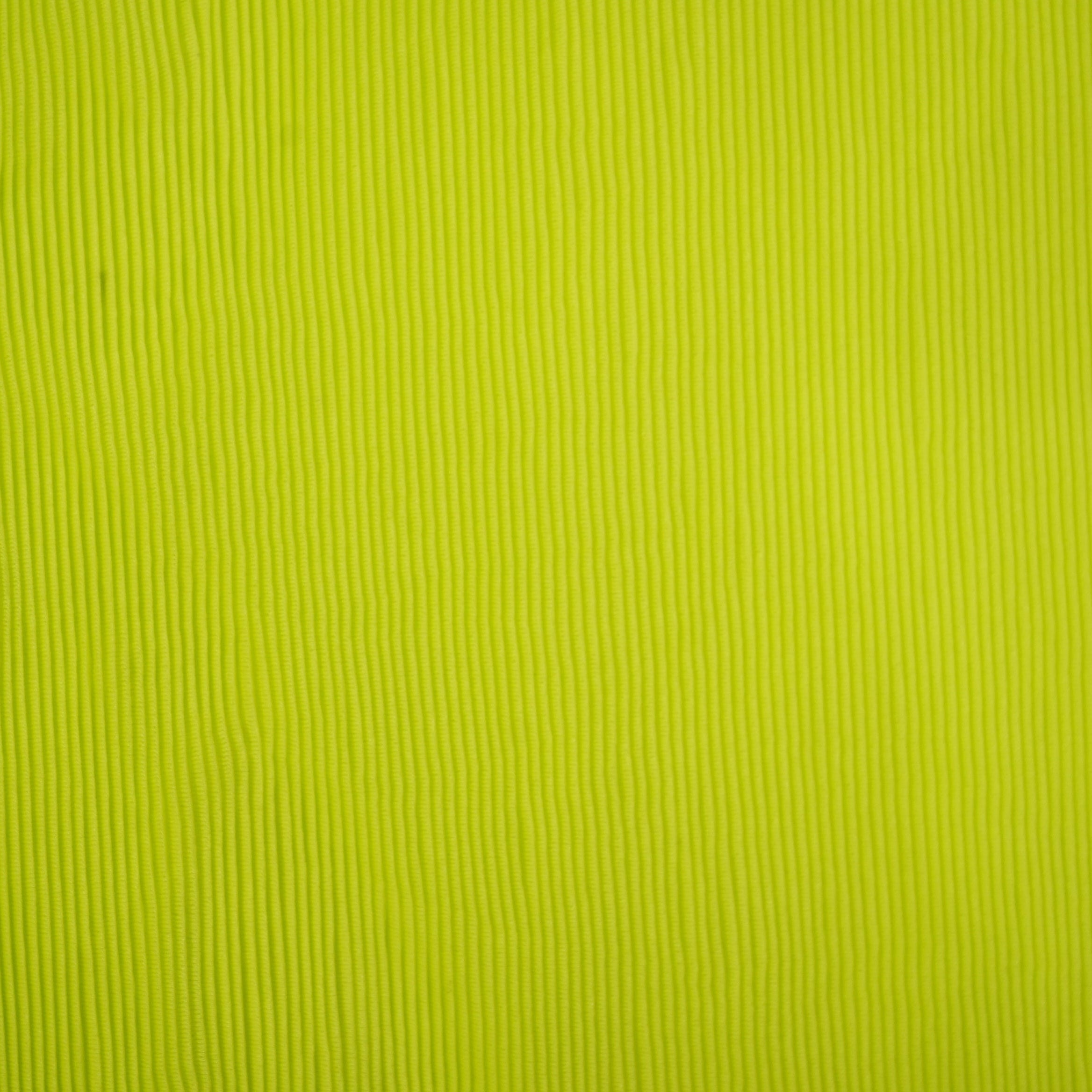 Pleats Please Issey Miyake Lime Green Sleeveless Turtleneck Top Size Medium