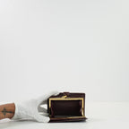 Louis Vuitton Maroon Vernis Leather Wallet, Full Set