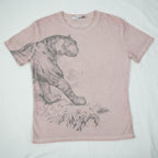 Christian Dior Animal Graphic Pink Dioriviera T-Shirt Size Large