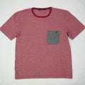 Louis Vuitton Heather Red T-Shirt with Grey Pocket Size Small