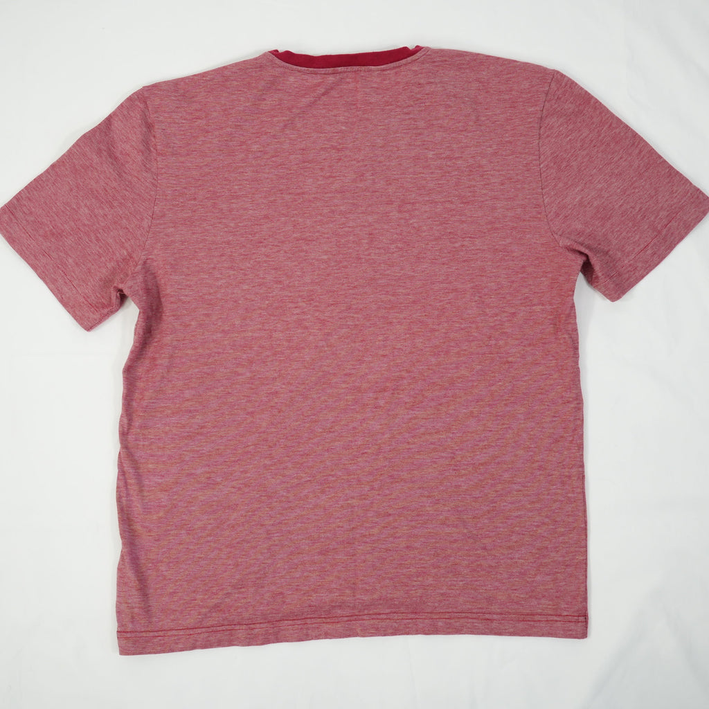 Louis Vuitton Heather Red T-Shirt with Grey Pocket Size Small