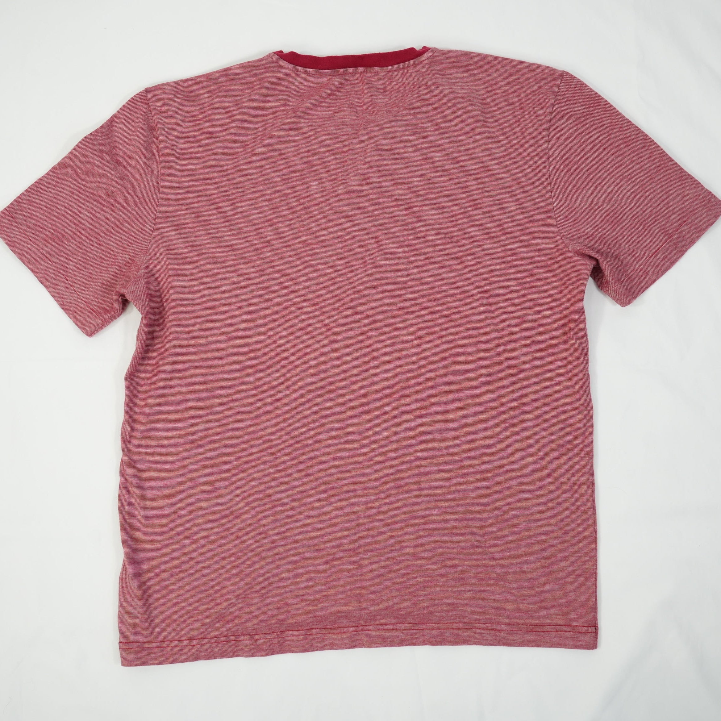 Louis Vuitton Heather Red T-Shirt with Grey Pocket Size Small