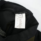 Givenchy Black Midi Skirt With Olive Peplum Size Extra Small