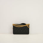 Chanel Black Quilted Lambskin LeBoy Bag W/Dustbag