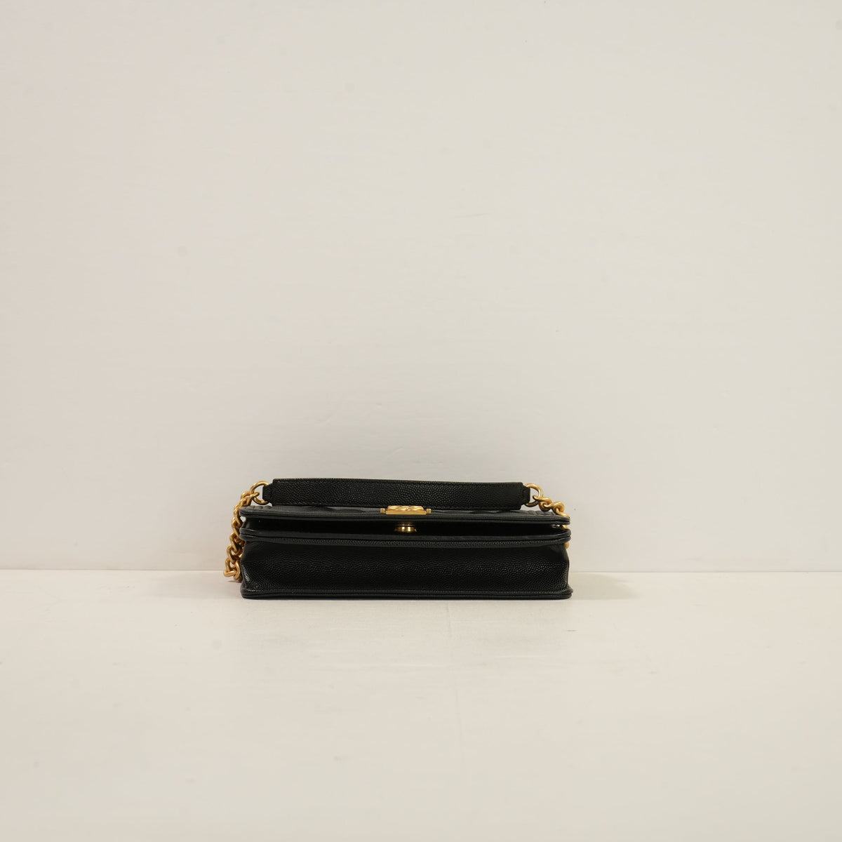 Chanel Black Quilted Lambskin LeBoy Bag W/Dustbag