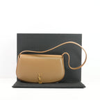Saint Laurent Tan Leather Voltaive Mini Flap, Full Set