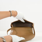 Saint Laurent Tan Leather Voltaive Mini Flap, Full Set