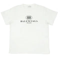 Balenciaga White Logo T-Shirt Size Large