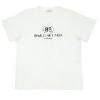 Balenciaga White Logo T-Shirt Size Large
