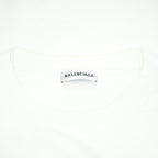 Balenciaga White Logo T-Shirt Size Large