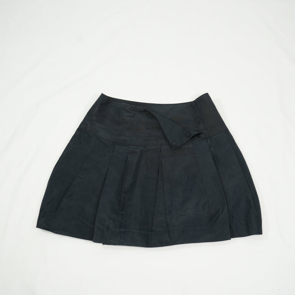 Prada Black Pleated Skirt Size 36