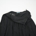 Prada Black Pleated Midi-Length Skirt Size 40