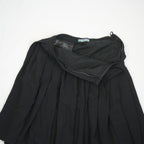 Prada Black Pleated Midi-Length Skirt Size 40
