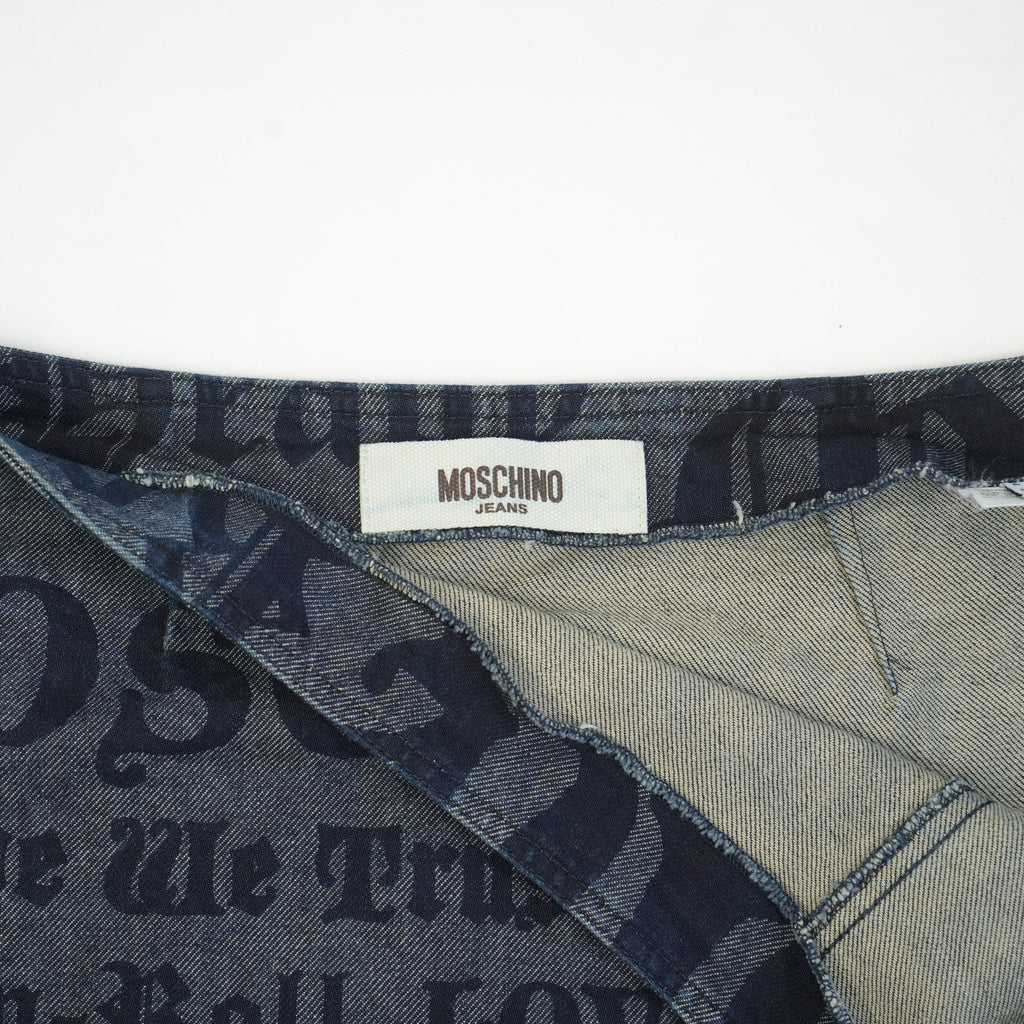 Moschino Jeans Denim Skirt Size 44