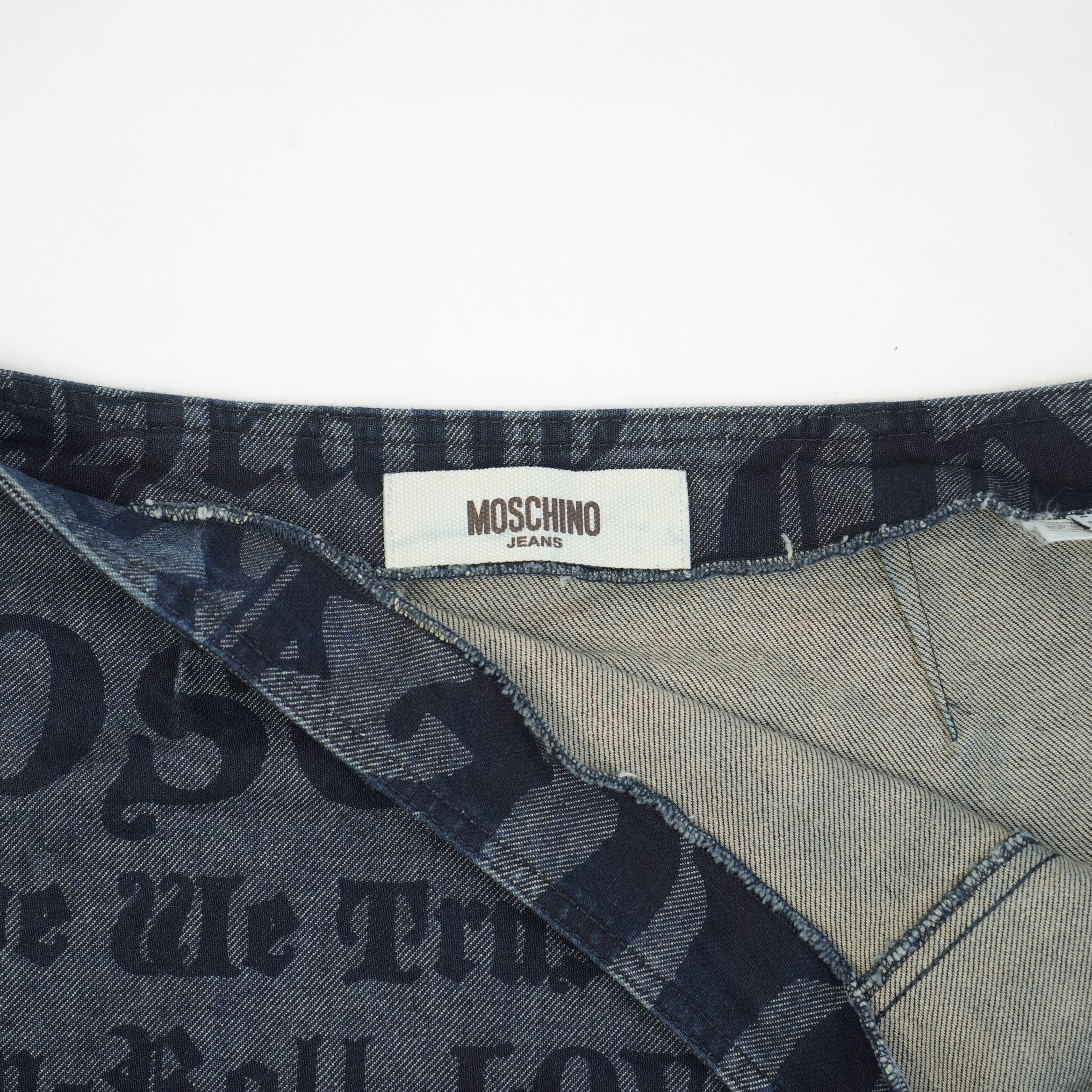 Moschino Jeans Denim Skirt Size 44