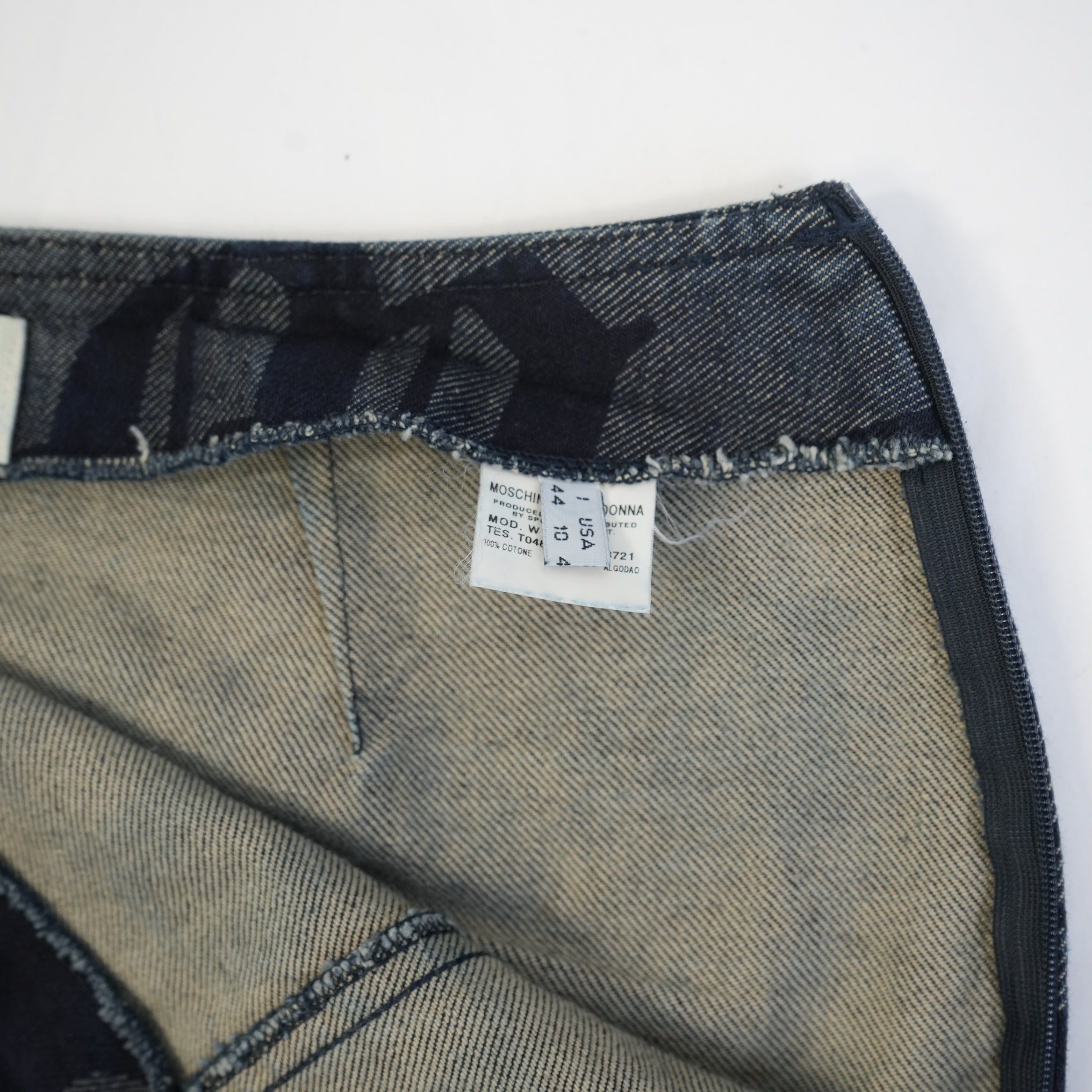 Moschino Jeans Denim Skirt Size 44