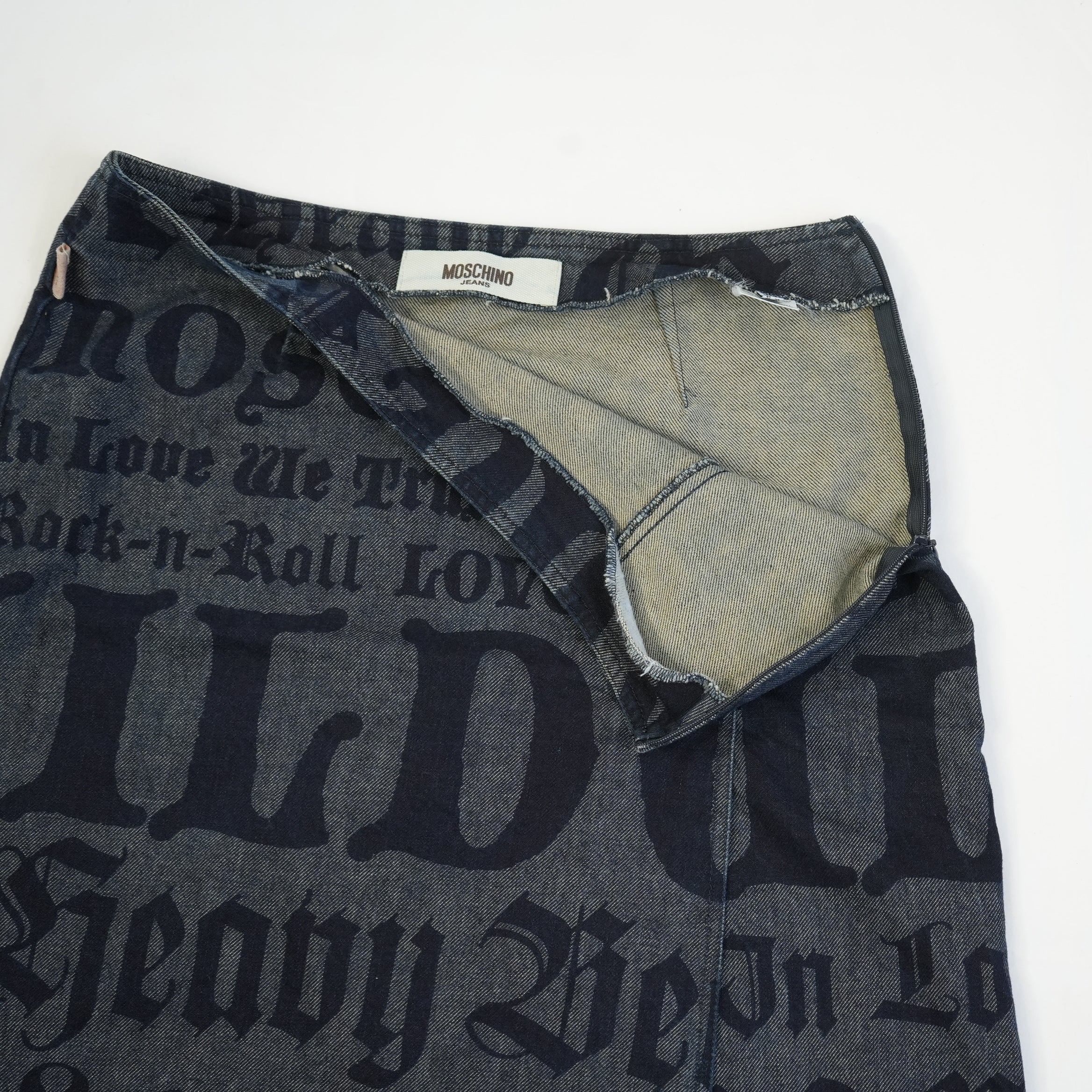 Moschino Jeans Denim Skirt Size 44