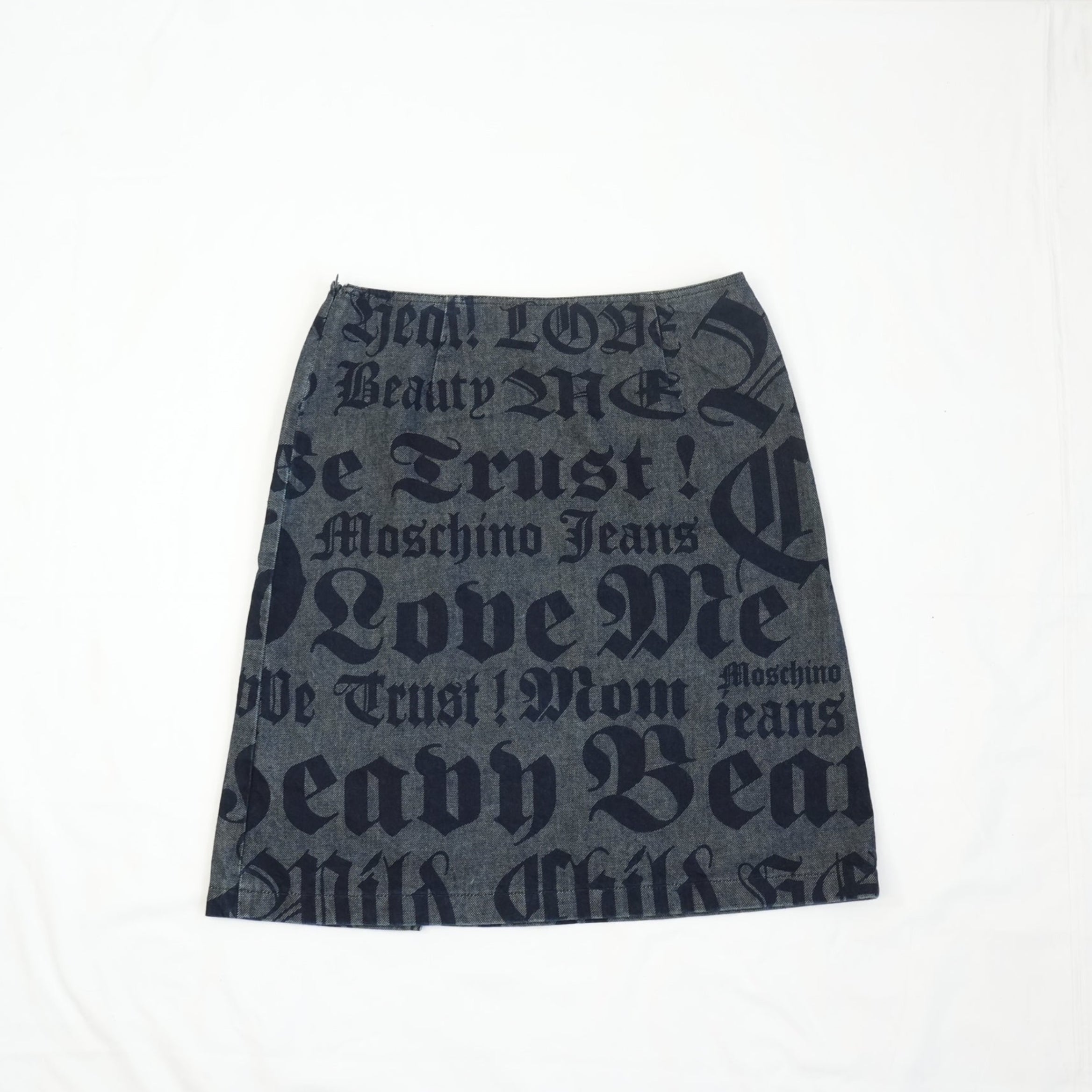 Moschino Jeans Denim Skirt Size 44