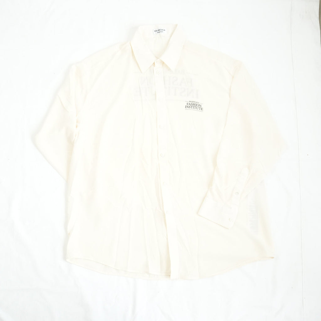 Balenciaga Fashion Institute White Button Up Size 36