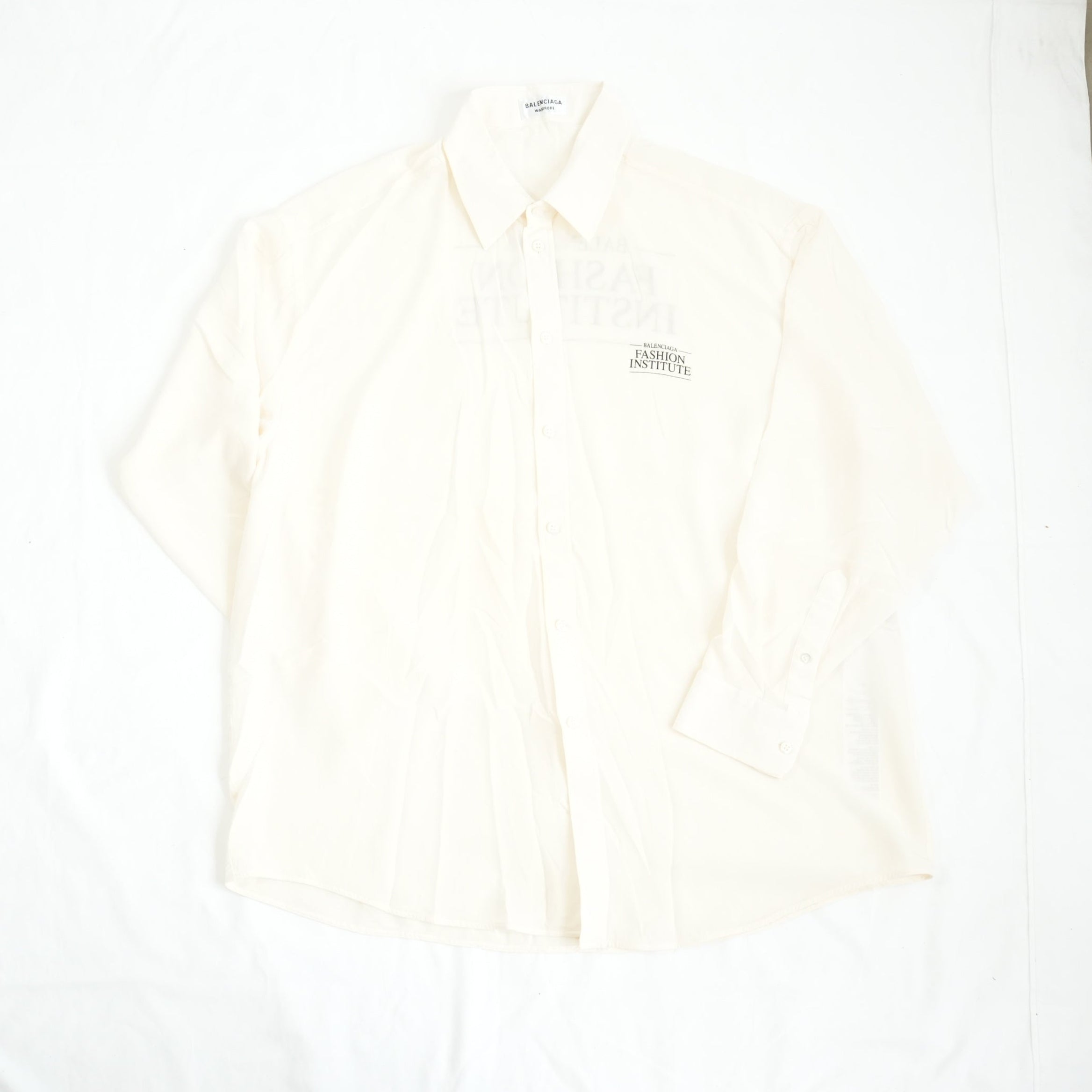Balenciaga Fashion Institute White Button Up Size 36