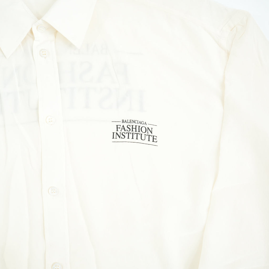Balenciaga Fashion Institute White Button Up Size 36