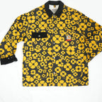 Marni X Carhartt Yellow Flowered Jacket With Corduroy Trim Size Extra Large