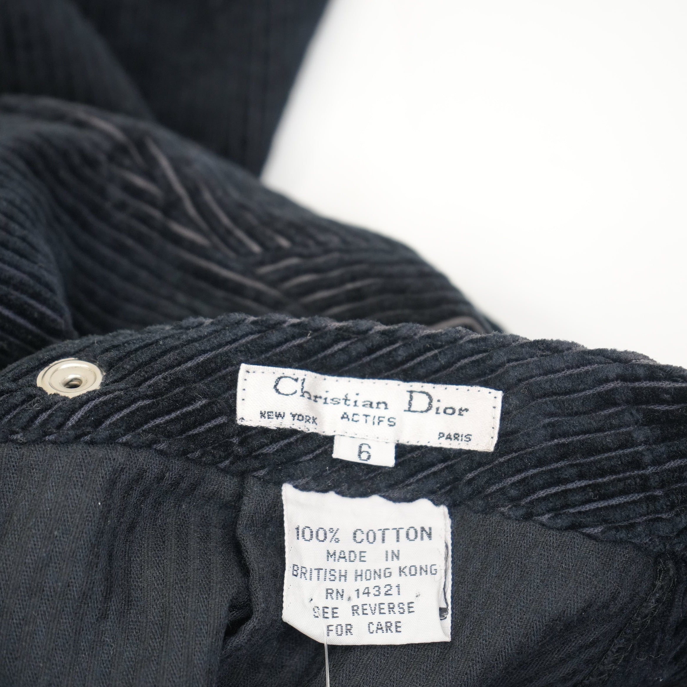 Christian Dior Vintage Courdoroy Skirt Size 6