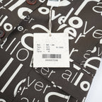 Moschino Single-Breasted Blazer with All Over "Love" Print Size 8