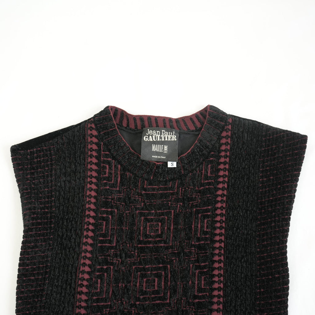 Jean Paul Gaultier Velvet Blouse / Top Size Small